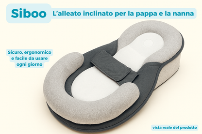 SIBOO - Il cuscino inclinato che aiuta la digestione del tuo neonato