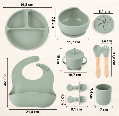 SVEZZY - i 10 essenziali in silicone per i primi bocconi