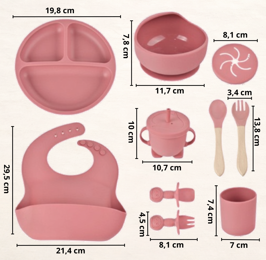 SVEZZY - i 10 essenziali in silicone per i primi bocconi